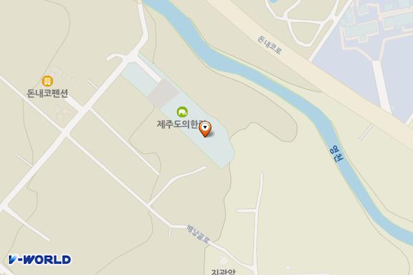 한란전시관 위치 지도 — 제주특별자치도 서귀포시 돈내코로67번길 19(상효동)