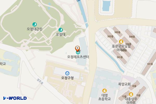 오정레포츠센터 위치 지도 — 경기도 부천시 오정구 오정동 782