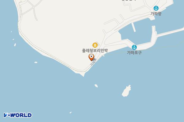 가파도 공중화장실 위치 지도 — 제주특별자치도 서귀포시 대정읍 가파리 533-1