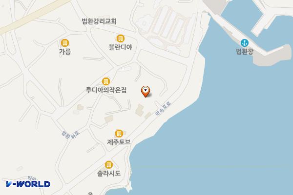 법환청소년문화의집 위치 지도 — 제주특별자치도 서귀포시 막숙포로 70-1