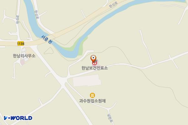 한남보건진료소 위치 지도 — 제주특별자치도 서귀포시 남원읍 남한로420번길 13