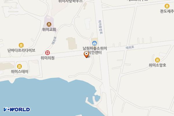 중앙식육식당 위치 지도 — 제주특별자치도 서귀포시 남원읍 태위로 138