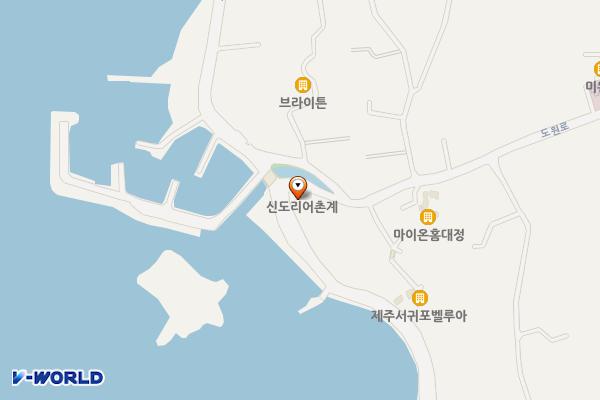 신도리어촌계식당 위치 지도 — 제주특별자치도 서귀포시 대정읍 노을해안로 724