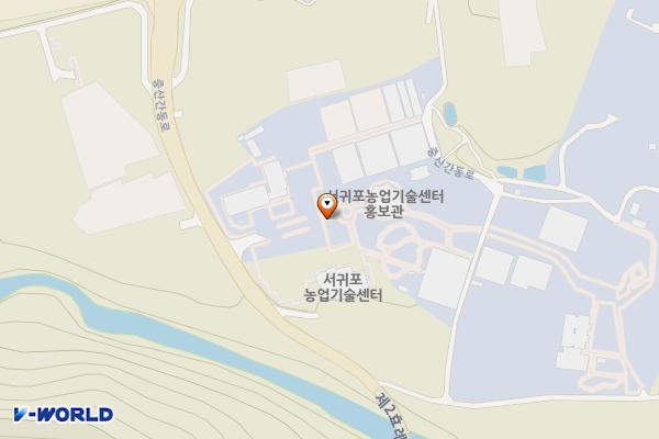 감귤홍보관 위치 지도 — 제주특별자치도 중산간동로 7413
