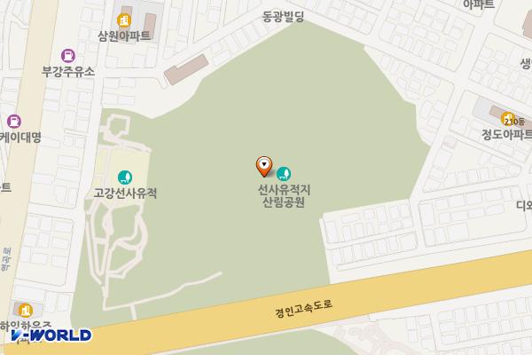 수주도서관 위치 지도 — 경기도 부천시 오정구 고강동 산90