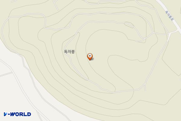 독자봉 위치 지도 — 제주특별자치도 서귀포시 성산읍 신산리1785