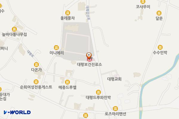 대평보건진료소 위치 지도 — 제주특별자치도 서귀포시 안덕면 대평 감산로 19