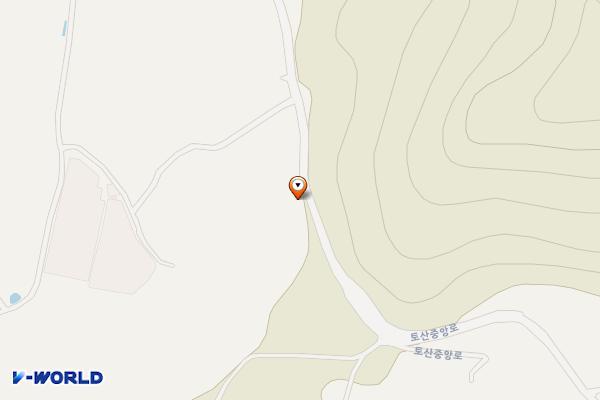 망오름 인근 위치 지도 — 제주특별자치도 서귀포시 표선면토산리산23