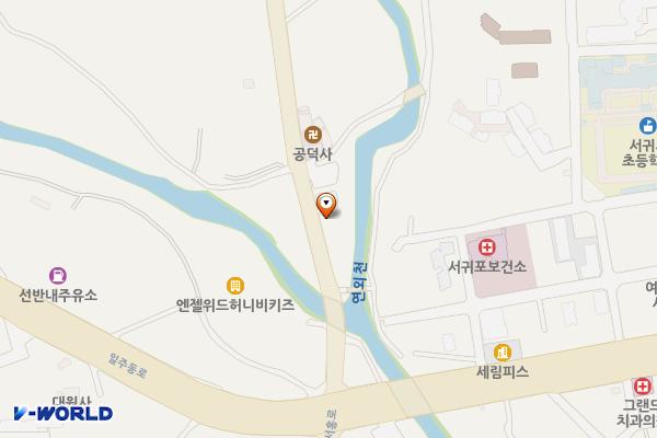 솜반천관리상황실 위치 지도 — 제주특별자치도 서귀포시 서홍로64