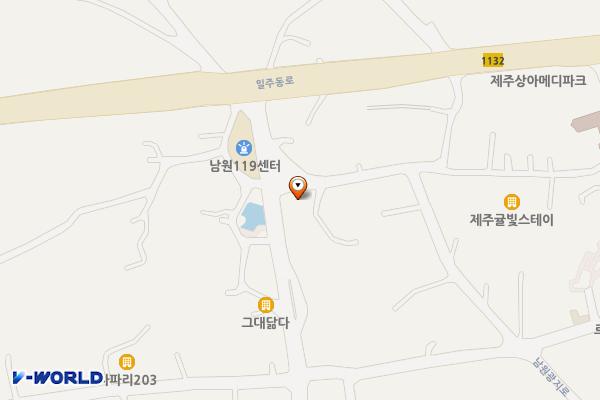 남원청소년문화의집 위치 지도 — 제주특별자치도 서귀포시 남원읍 남원체육관로 221번길 16