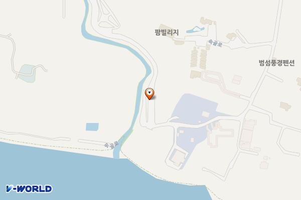 속골 위치 지도 — 제주특별자치도 서귀포시 호근동 1645