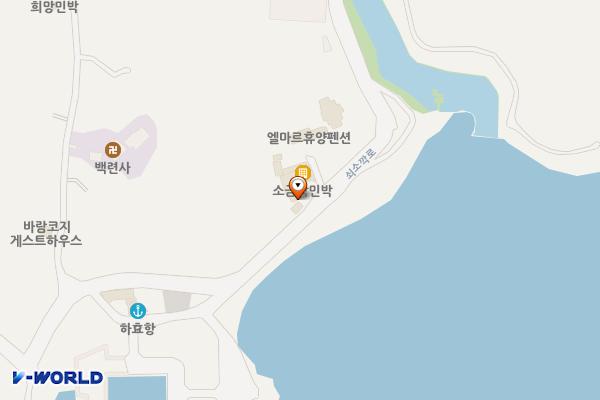 쇠소깍 안내소 화장실 위치 지도 — 제주특별자치도  서귀포시 하효동 997