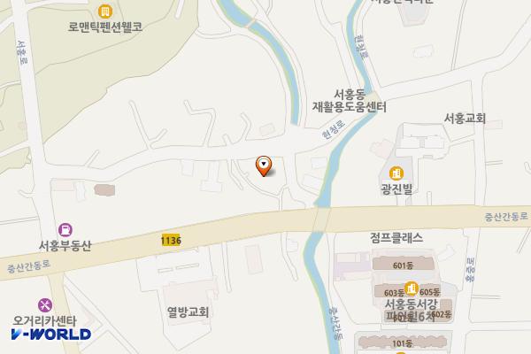 서홍동 생태놀이터 아이뜨락 화장실 위치 지도 — 제주특별자치도 서귀포시 서홍동 1614-8