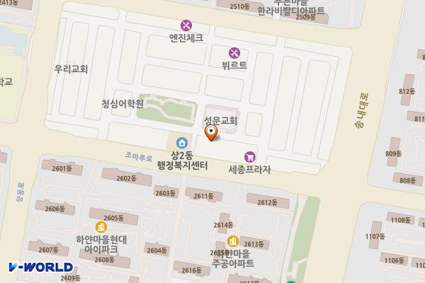 상2동행정복지센터 위치 지도 — 경기도 부천시 원미구 상동 559-5