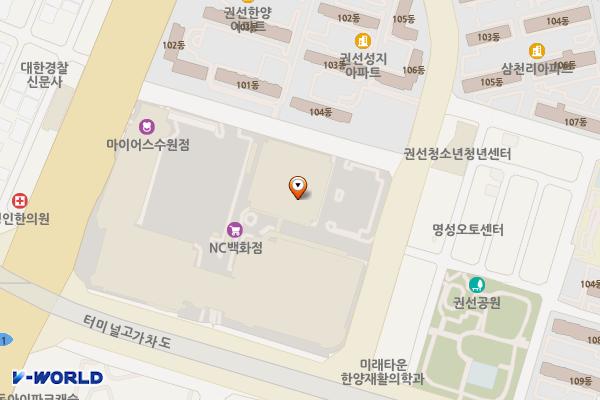 BMW차징스테이션 이마트수원점 위치 지도 — 경기 수원시 권선구 경수대로 270
