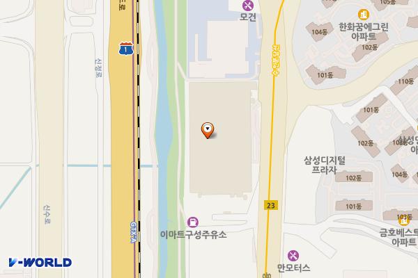 BMW차징스테이션 이마트T구성점 위치 지도 — 경기 용인시 기흥구 용구대로 2457