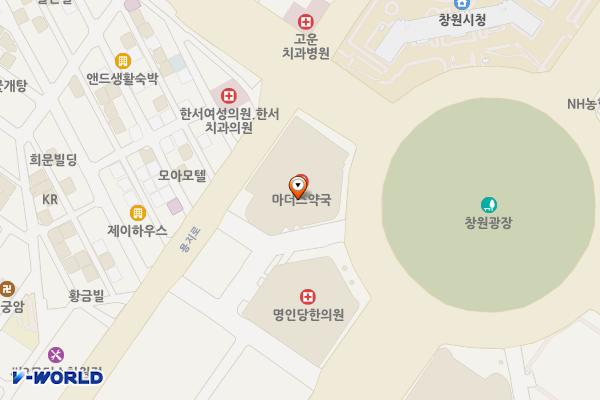 BMW차징스테이션 이마트창원점 위치 지도 — 경남 창원시 성산구 원이대로 608