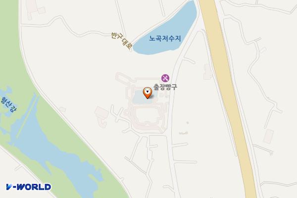 경주한국어교육센터 위치 지도 — 경상북도 경주시 내남면 노곡2길 26-6