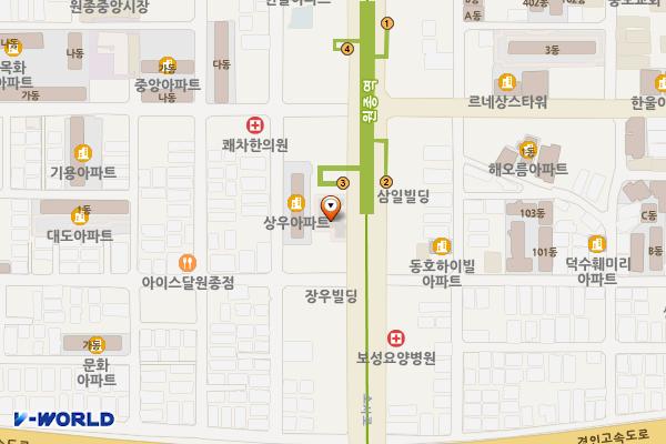 원종역 위치 지도 — 경기도 부천시 오정구 원종동 227-14