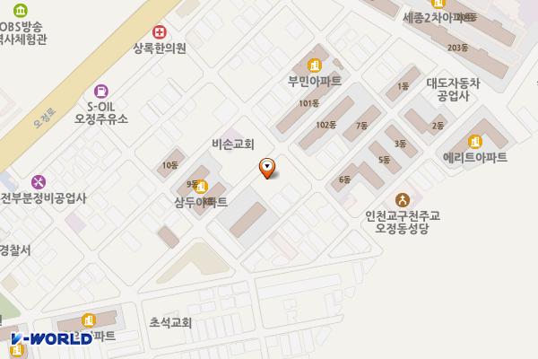 오정동1호 위치 지도 — 경기도 부천시 오정구 오정동 559-1