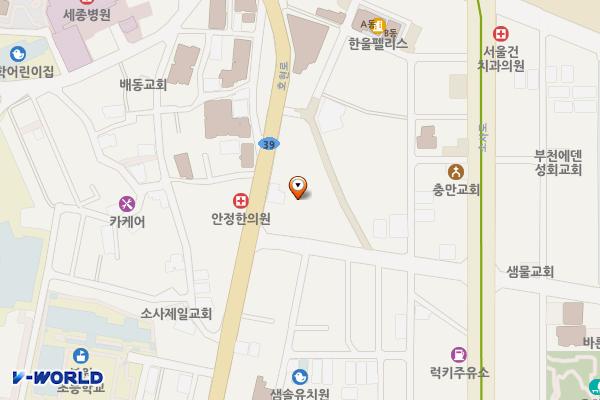 소사종합시장 위치 지도 — 경기도 부천시 소사구 소사본동 77-5