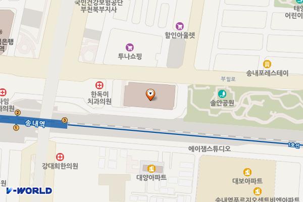 상동행복 위치 지도 — 경기도 부천시 원미구 상동 463-2