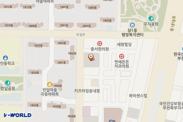로데오 위치 지도 — 경기도 부천시 원미구 상동 407