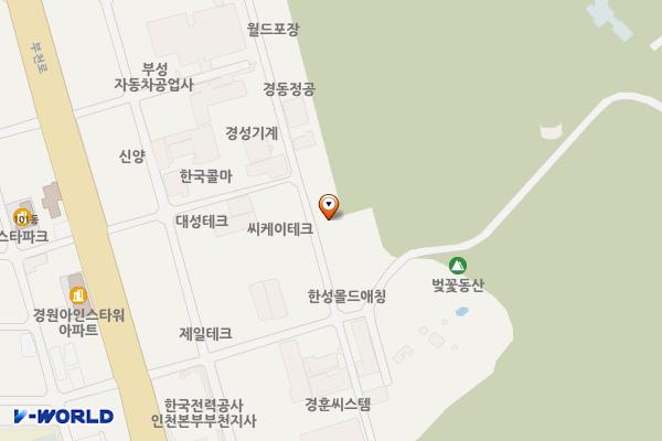 도당동제1호 위치 지도 — 경기도 부천시 원미구 도당동 182-13