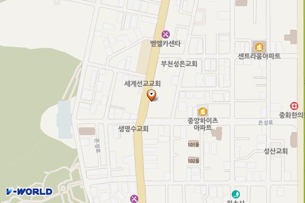 구소새울어울마당 위치 지도 — 경기도 부천시 소사구 소사본동 166-6