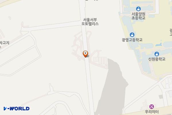 고강차고지진입로 위치 지도 — 경기도 부천시 오정구 고강동 1-12