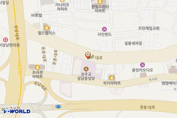 중상67 위치 지도 — 경기도 성남시 중원구 둔촌대로120