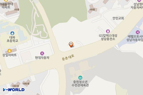 중상44-46 위치 지도 — 경기도 성남시 중원구 둔촌대로331