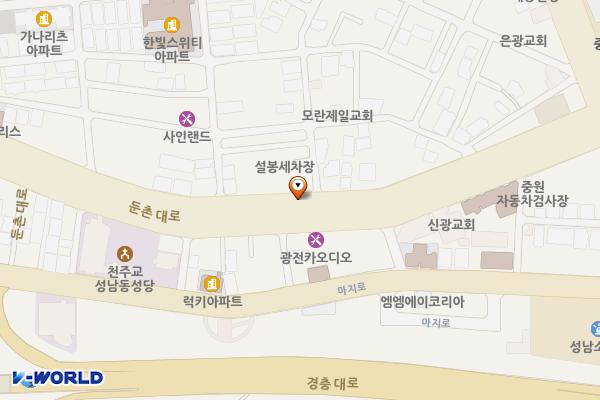 중상65 위치 지도 — 경기도 성남시 중원구 둔촌대로 135번길
