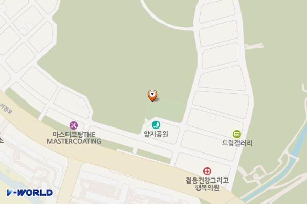 분당동공원마을공영주차장 위치 지도 — 경기도 성남시 분당구 서현로 421번길 9