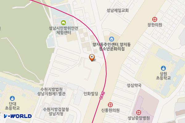 수상2 위치 지도 — 경기도 성남시 수정구 산성대로 478
