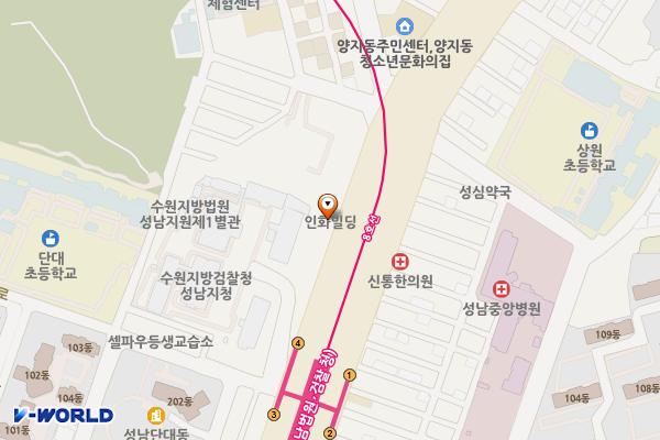 수상20 위치 지도 — 경기도 성남시 수정구 산성대로 478