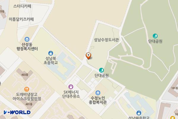 산성동 제1 위치 지도 — 경기도 성남시 수정구 희망로534번길 14