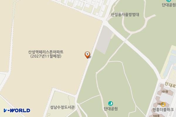 산성동 제2 위치 지도 — 경기도 성남시 수정구 산성동 1806