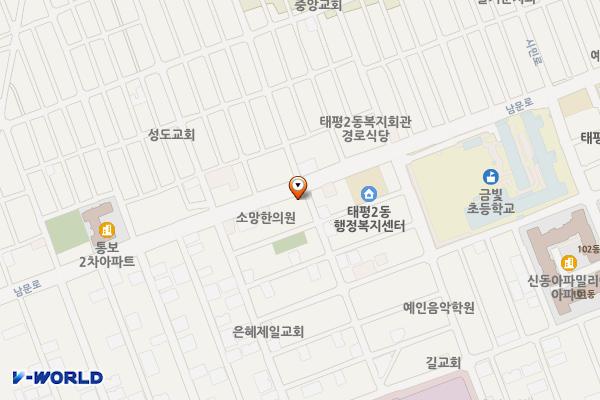 태평2동 제1 위치 지도 — 경기도 성남시 수정구 남문로 102