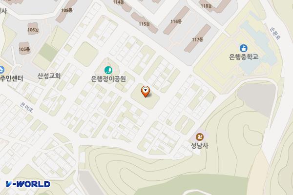 은행동 제9 위치 지도 — 경기도 성남시 중원구 은이로63번길 8