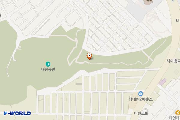 중앙동 제2 위치 지도 — 경기도 성남시 중원구 광명로256번길 36