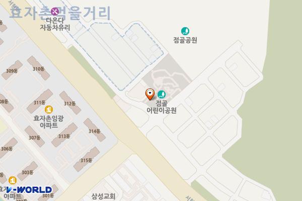 점골 위치 지도 — 경기도 성남시 분당구 불정로 419