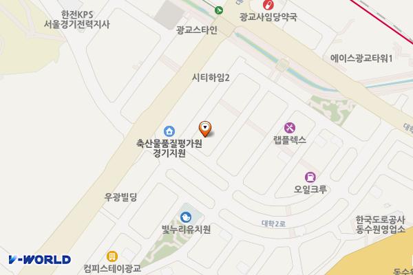 광교 1동 공영 위치 지도 — 경기도 수원시 영통구 이의동 1260-6