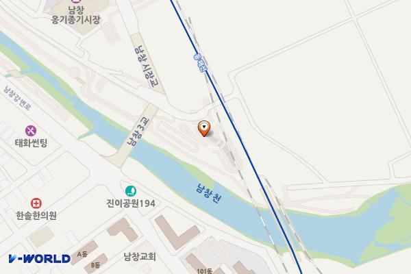 남창강변 위치 지도 — 울산광역시 울주군 온양읍 남창리 98-3