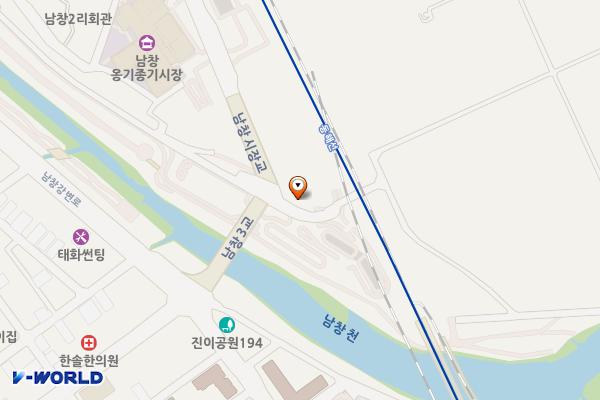 남창옹기종기시장 위치 지도 — 울산광역시 울주군 온양읍 남창리 99-1번지 일원