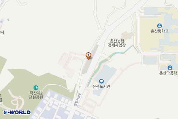 온산문화체육센터 위치 지도 — 울산광역시 울주군 온산읍 덕신리 49-2