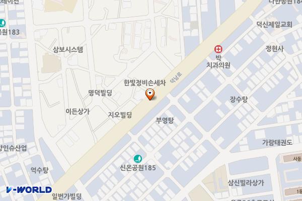온산 노상 위치 지도 — 울산광역시 울주군 온산읍 덕신리 535-8 노변