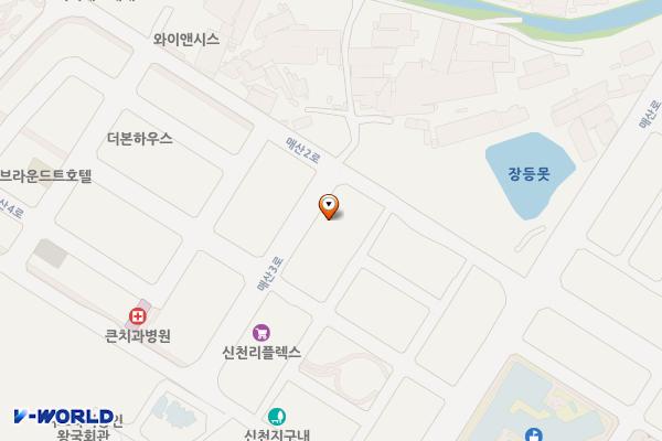 신천동 819-3번지 일원 위치 지도 — 울산광역시 북구 신천동 819-3