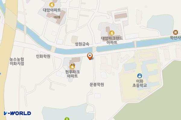 중산동 1166-70 일원 공영주차장 위치 지도 — 울산광역시 북구 중산동 1166-70외 1필지