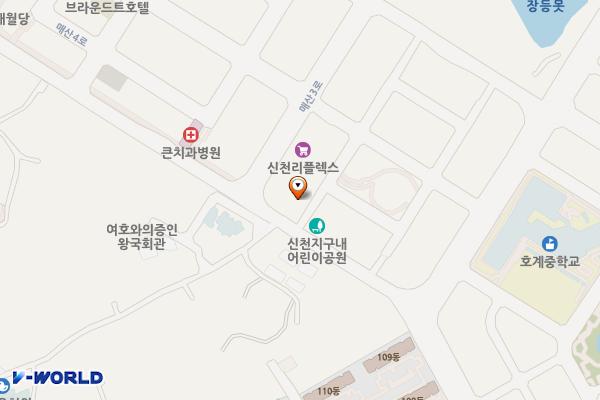 신천동 820-6 위치 지도 — 울산광역시 북구 신천동 820-6